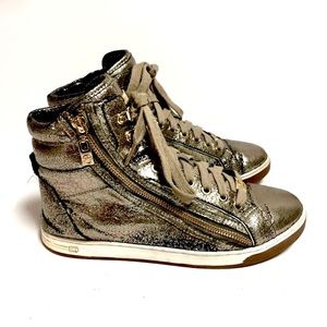 Michael Kors High Top Glam Sneakers Size 8.5
